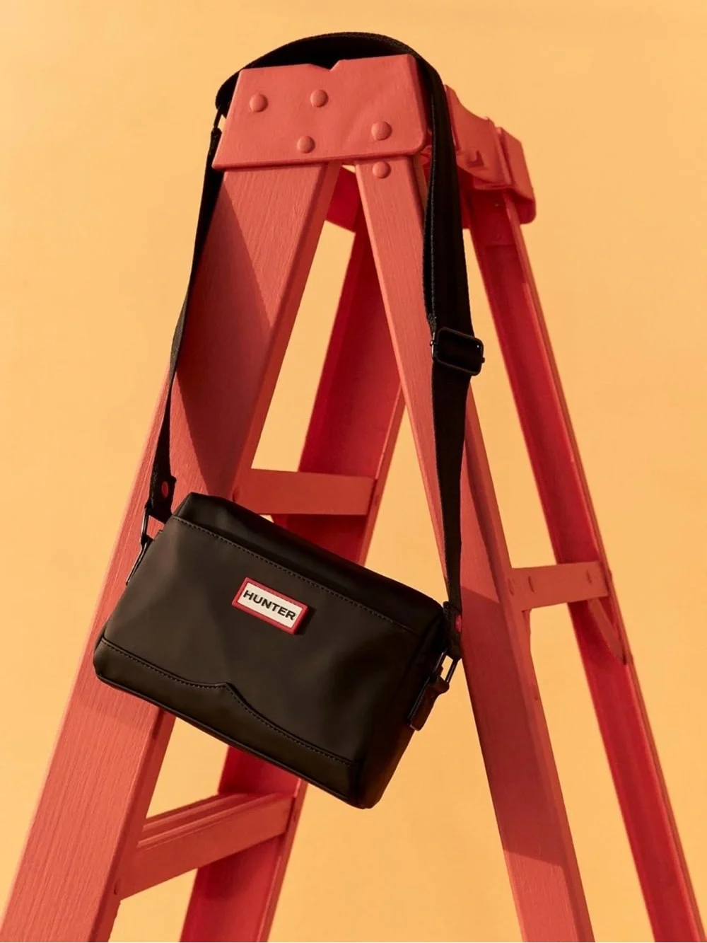 Hunter Black Crossbody Bag